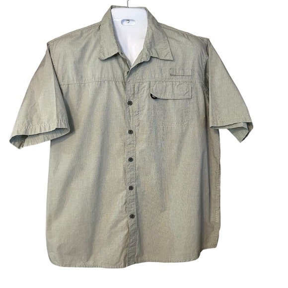 Wrangler Authentics Men’s XL Short Sleeve Outdoor Hiking, Fishing Buttondown XL - Picture 2 of 11